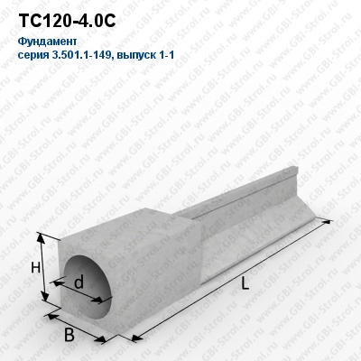 ТС120-4.0С Фундамент